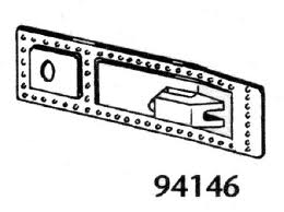 Kirsch Overlap Stiffener With Grommet 94146